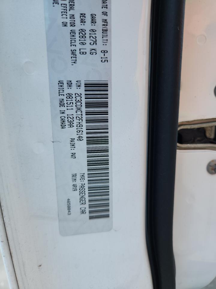 2015 Dodge Charger R/T VIN: 2C3CDXCT2FH916140 Lot: 84877495