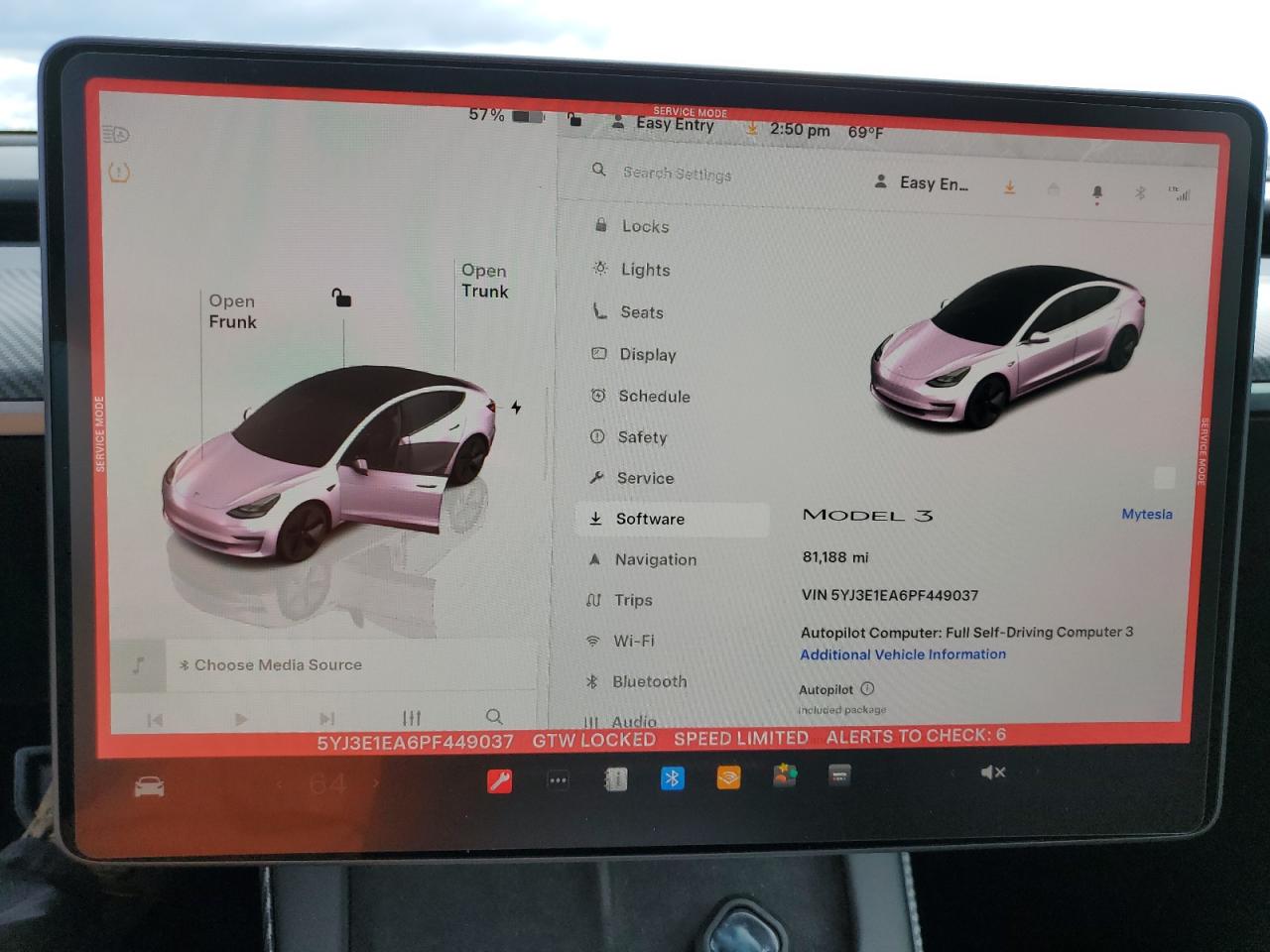 2023 Tesla Model 3 VIN: 5YJ3E1EA6PF449037 Lot: 86470425