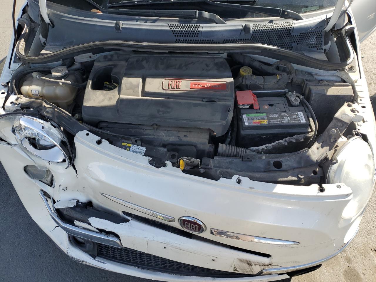 2015 Fiat 500 Lounge VIN: 3C3CFFCR6FT624734 Lot: 82776545