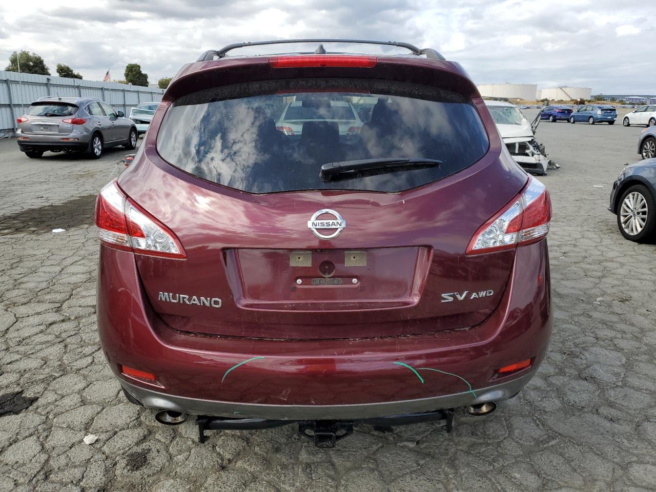 2012 Nissan Murano S VIN: JN8AZ1MW2CW208143 Lot: 84861195