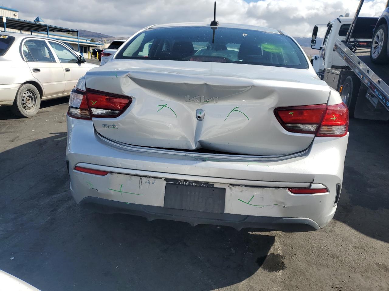 2022 Kia Rio Lx VIN: 3KPA24AD7NE463095 Lot: 82207065