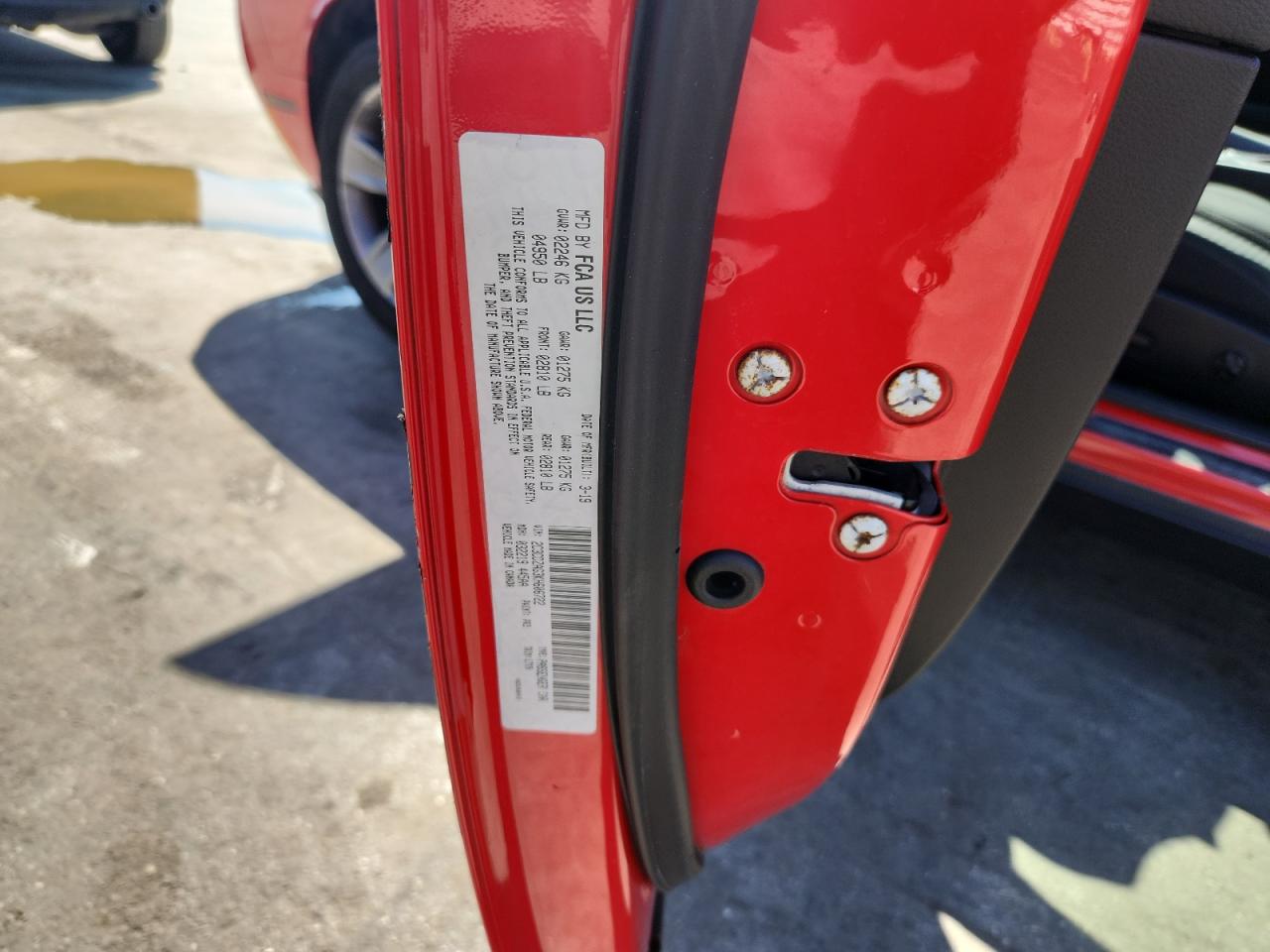 2019 Dodge Challenger Sxt VIN: 2C3CDZAG3KH606722 Lot: 84919205