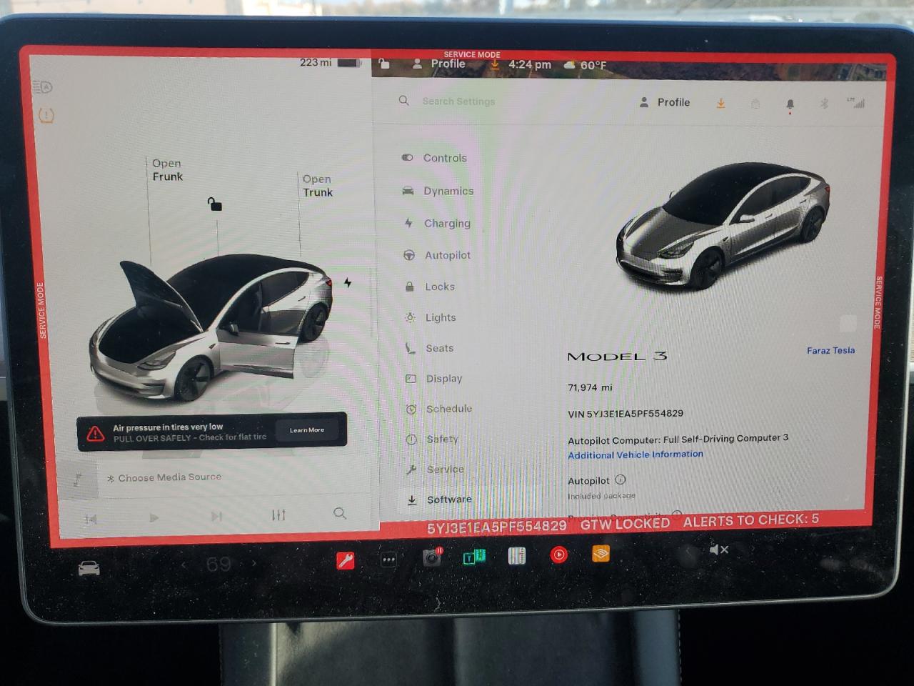 2023 Tesla Model 3 VIN: 5YJ3E1EA5PF554829 Lot: 90008575