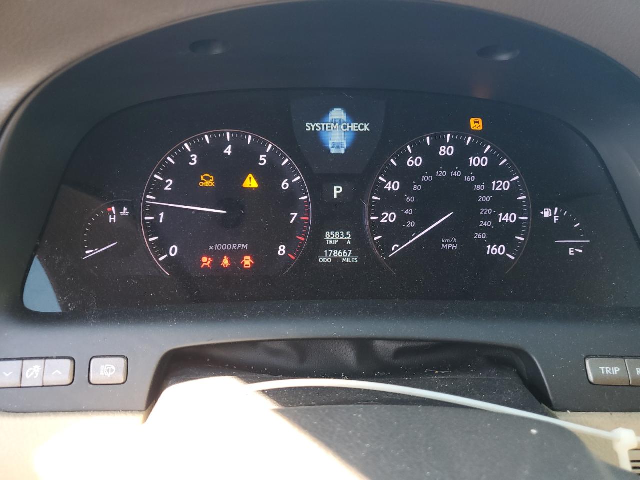 2009 Lexus Ls 460 VIN: JTHCL46F995003758 Lot: 87028515