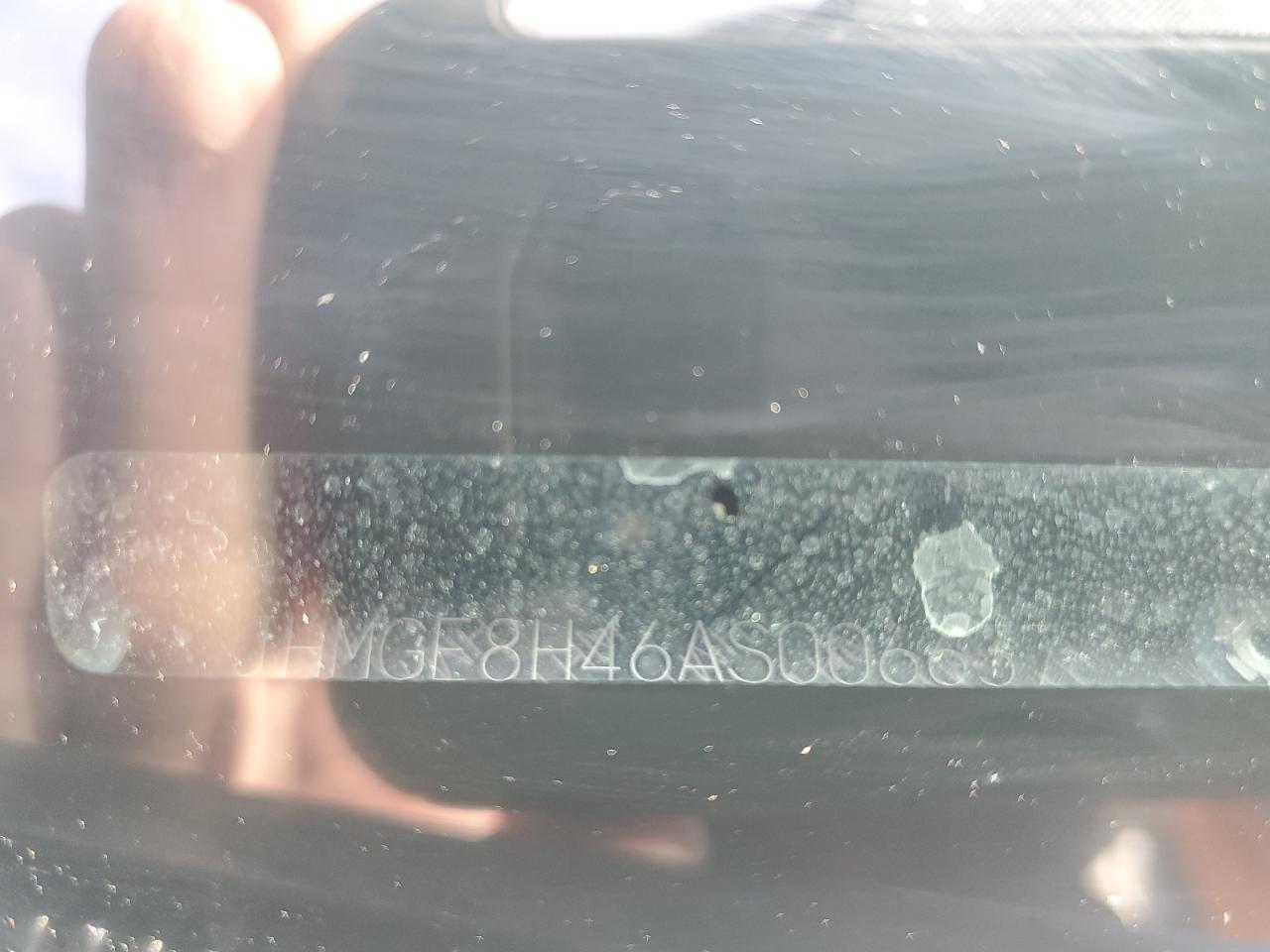 2010 Honda Fit Sport VIN: JHMGE8H46AS006637 Lot: 85917525