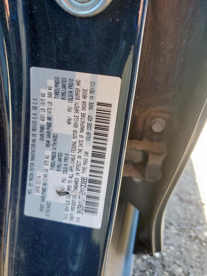 2014 Mazda 3 Sport VIN: 3MZBM1U77EM100866 Lot: 85930835