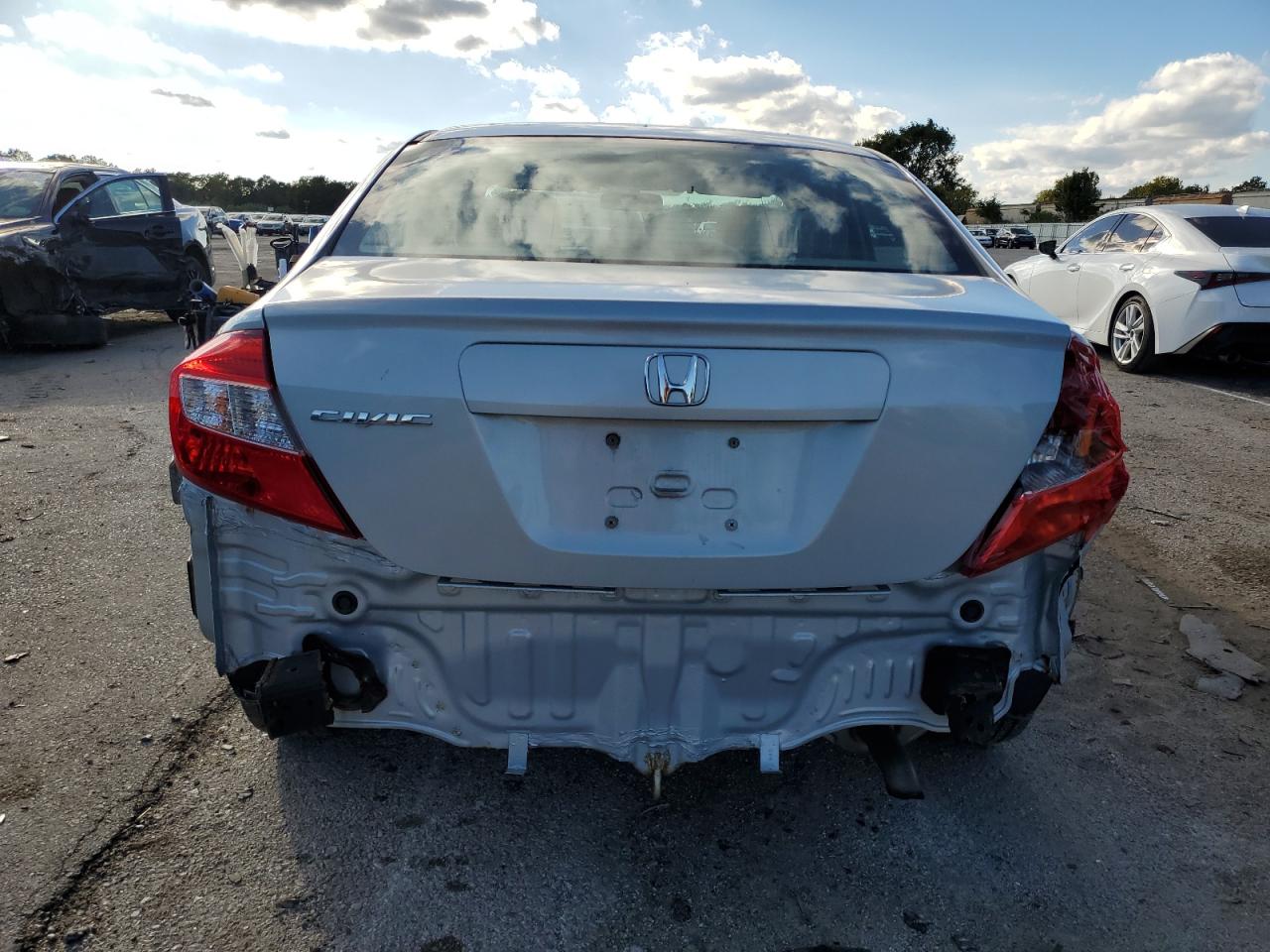 2012 Honda Civic Lx VIN: 2HGFB2F55CH595366 Lot: 85277885