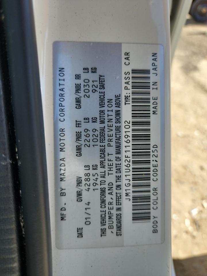 2015 Mazda 6 Sport VIN: JM1GJ1U62F1169102 Lot: 90721245