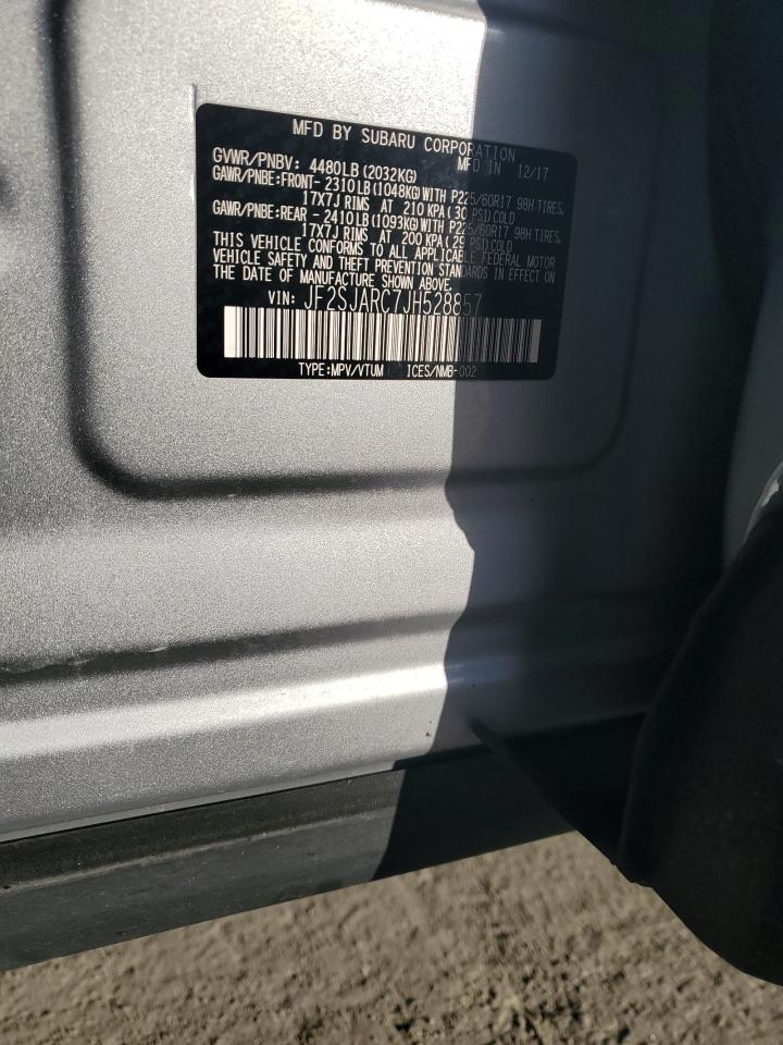 2018 Subaru Forester 2.5I Limited VIN: JF2SJARC7JH528857 Lot: 85601515
