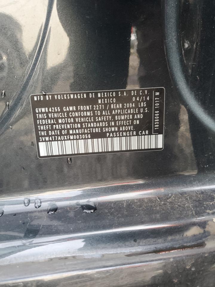 2015 Volkswagen Gti VIN: 3VW4T7AUXFM003056 Lot: 85198945