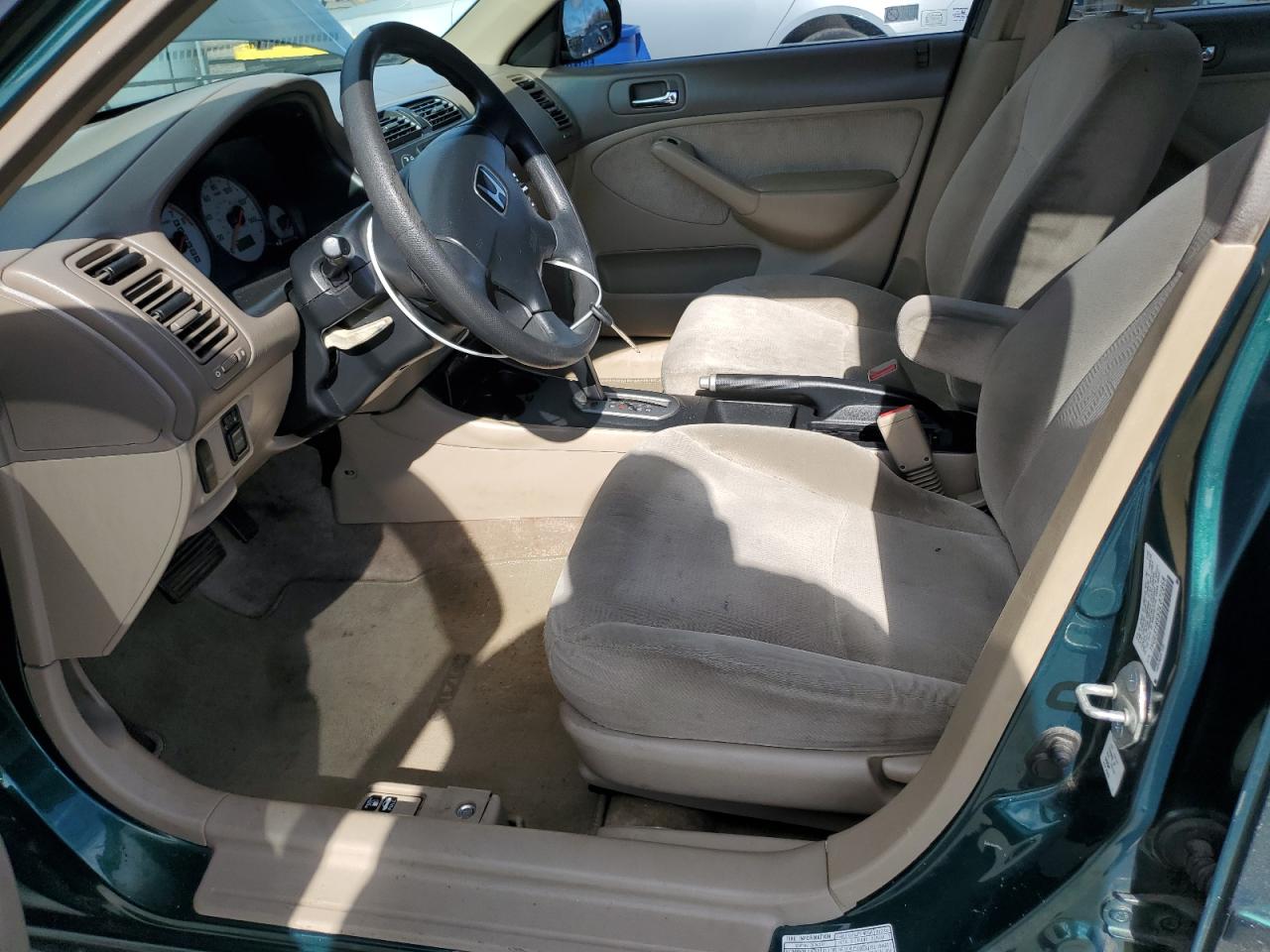 2002 Honda Civic Lx VIN: 1HGES16552L072856 Lot: 86510555