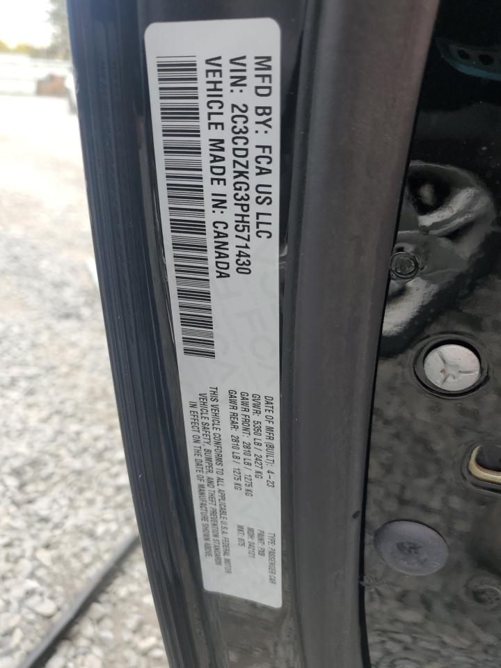 2023 Dodge Challenger Gt VIN: 2C3CDZKG3PH571430 Lot: 85601995