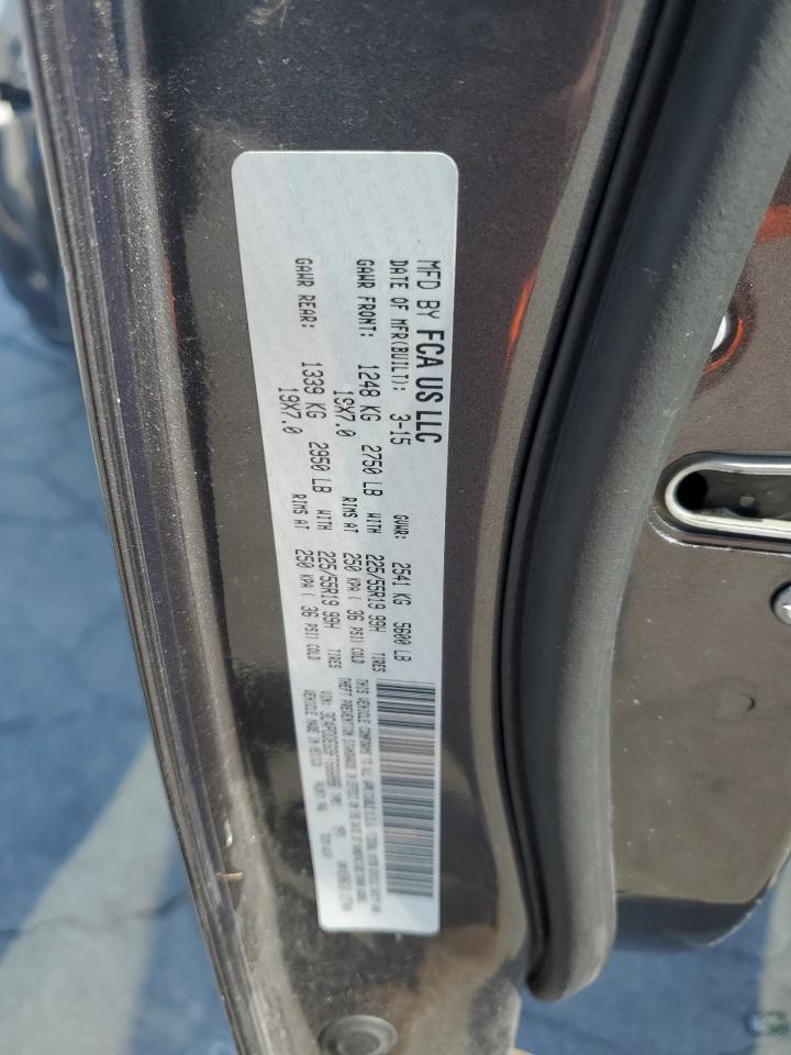 2015 Dodge Journey R/T VIN: 3C4PDDEG9FT666088 Lot: 90817565