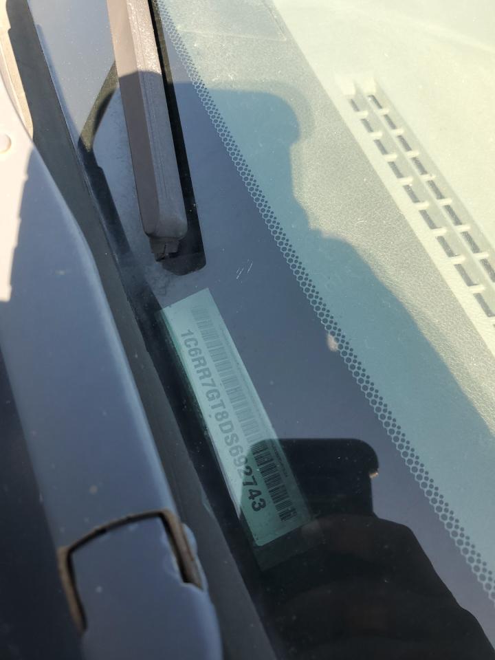 2013 Ram 1500 Slt VIN: 1C6RR7GT8DS692743 Lot: 86263325