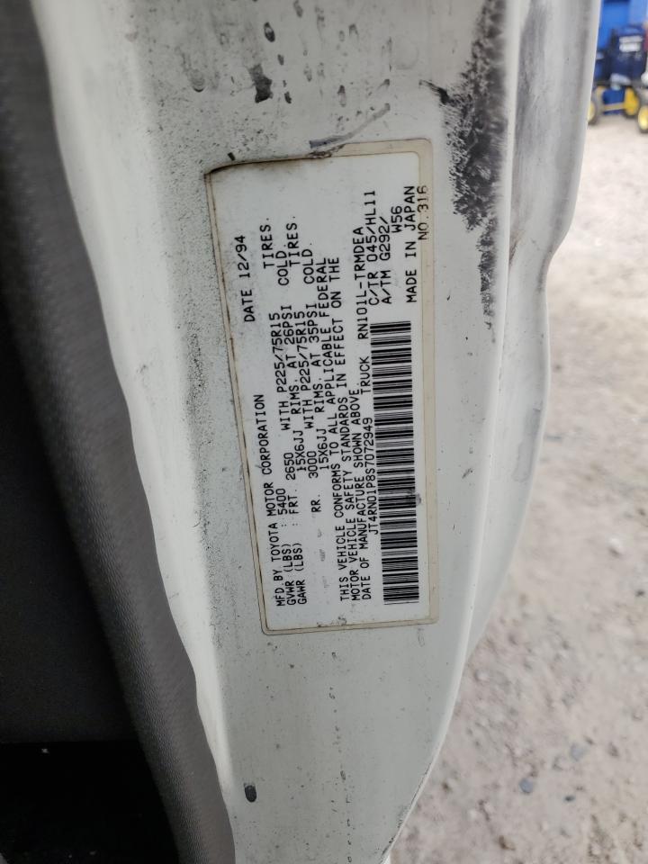 1995 Toyota Pickup 1/2 Ton Short Wheelbase Dx VIN: JT4RN01P8S7072949 Lot: 85264835
