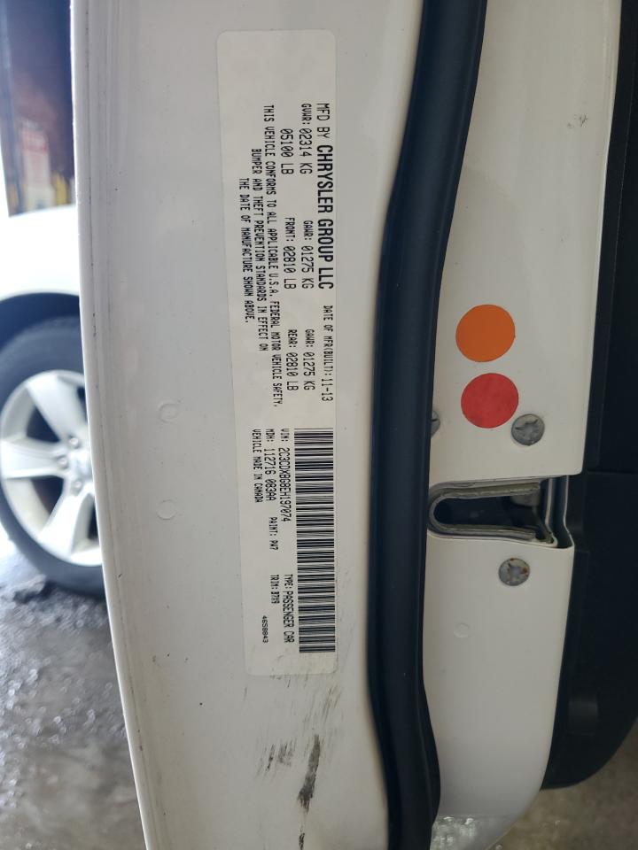 2014 Dodge Charger Se VIN: 2C3CDXBG8EH197074 Lot: 82283085