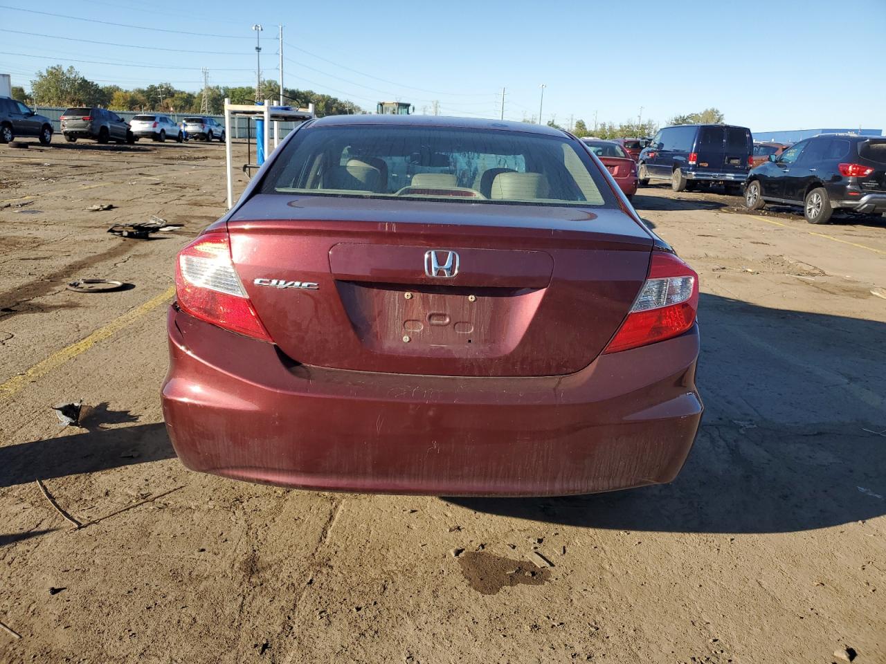 2012 Honda Civic Exl VIN: 19XFB2F96CE026958 Lot: 85858715