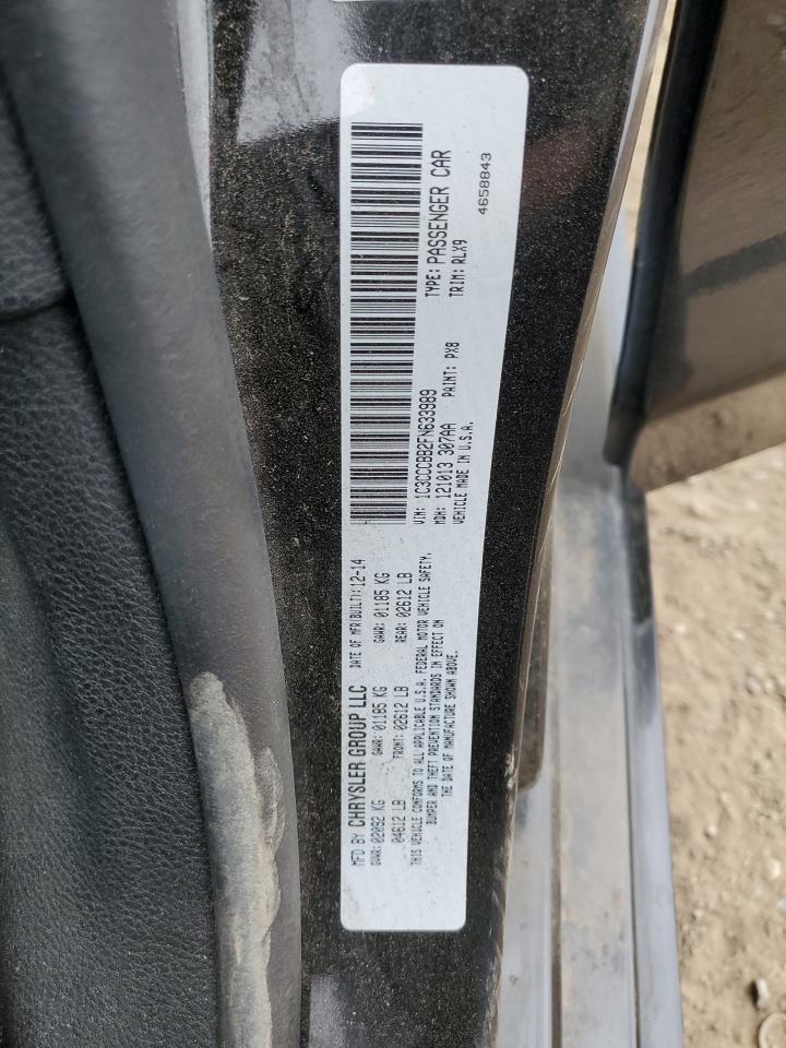 2015 Chrysler 200 S VIN: 1C3CCCBB2FN633989 Lot: 86442825