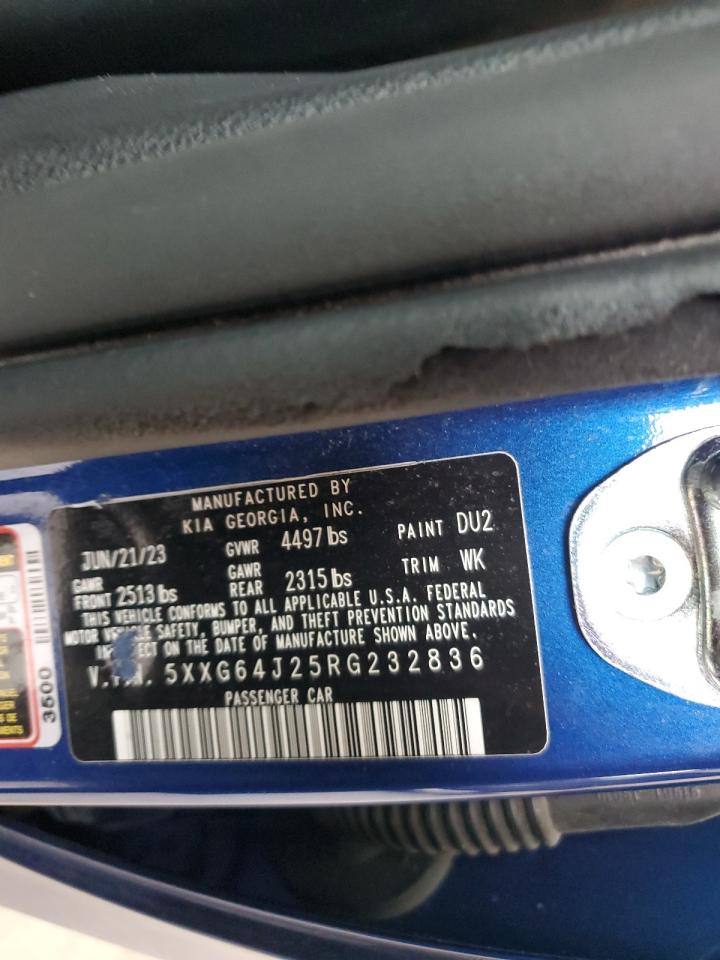 2024 Kia K5 Gt Line VIN: 5XXG64J25RG232836 Lot: 82665695