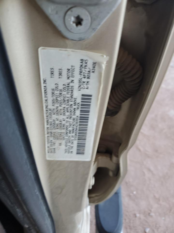 2004 Toyota Tacoma Double Cab Prerunner VIN: 5TEGN92N44Z383914 Lot: 81986045