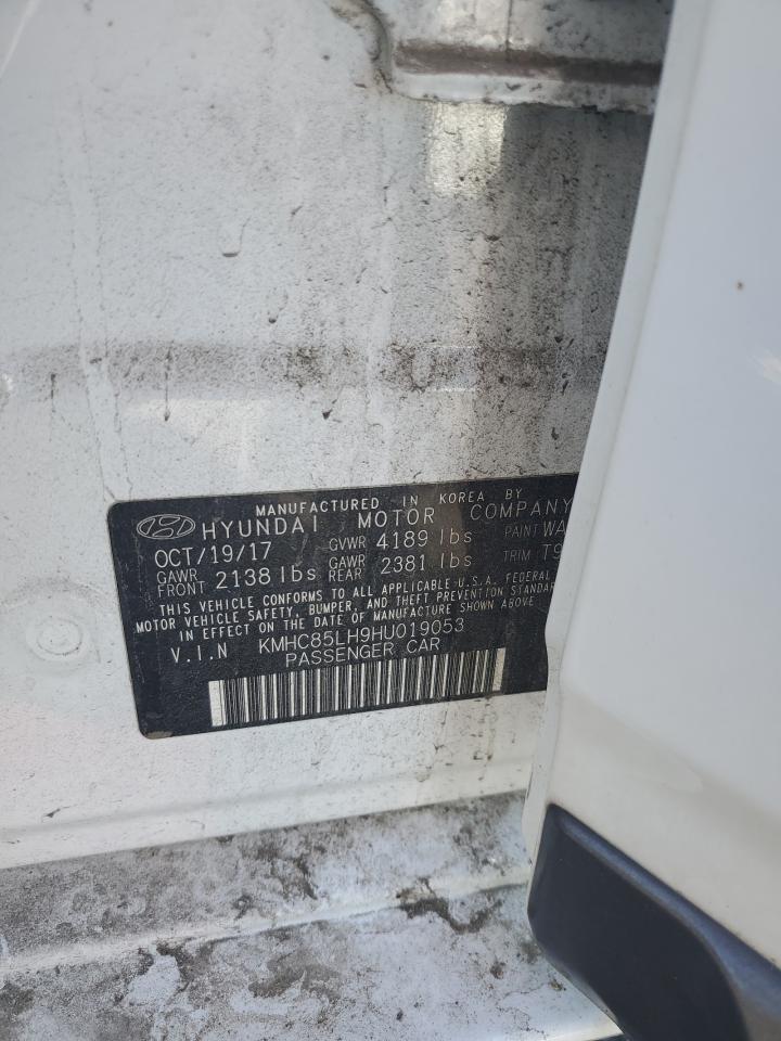 2017 Hyundai Ioniq Limited VIN: KMHC85LH9HU019053 Lot: 87099475