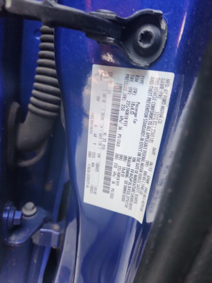 2013 Ford Focus St VIN: 1FADP3L9XDL379138 Lot: 85114085