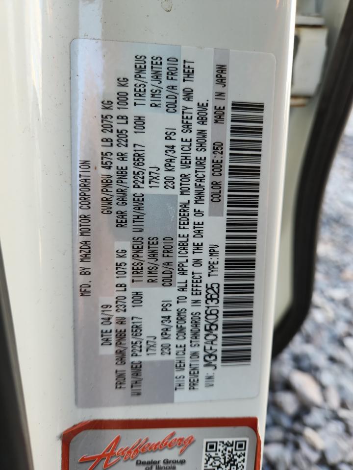 2019 Mazda Cx-5 Touring VIN: JM3KFACM5K0613625 Lot: 90840615