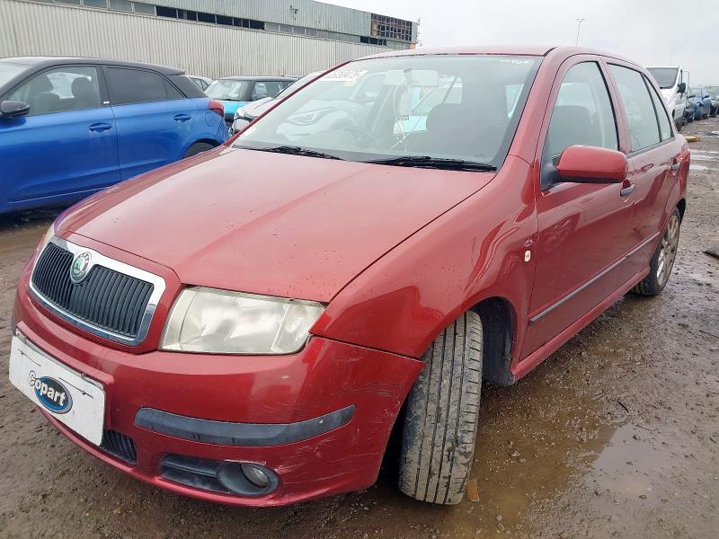 2006 SKODA FABIA 1.4 16V AMBIENTE 5DR for sale at Copart PETERLEE