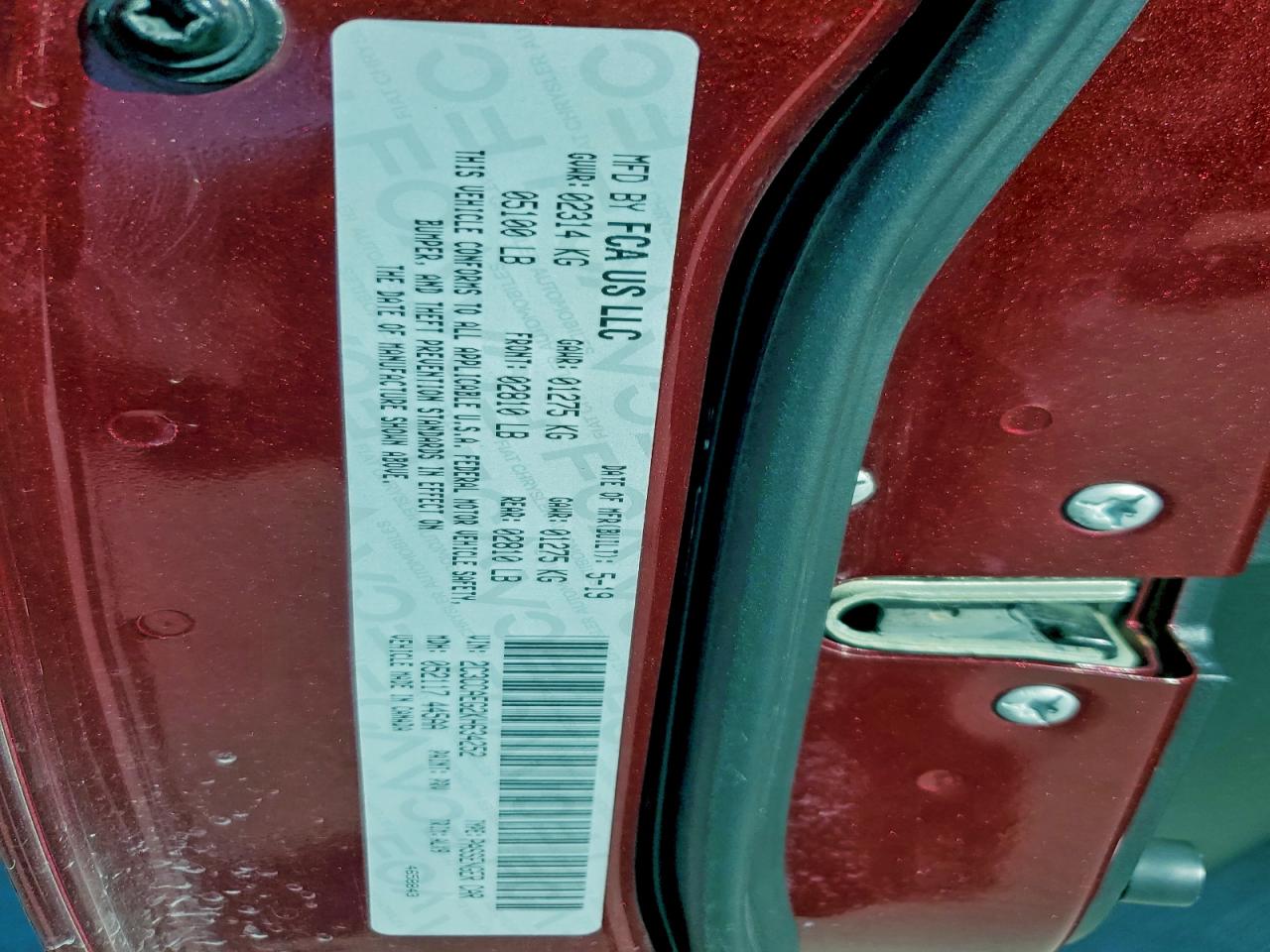 2019 Chrysler 300 Limited VIN: 2C3CCAEG2KH634252 Lot: 90744205