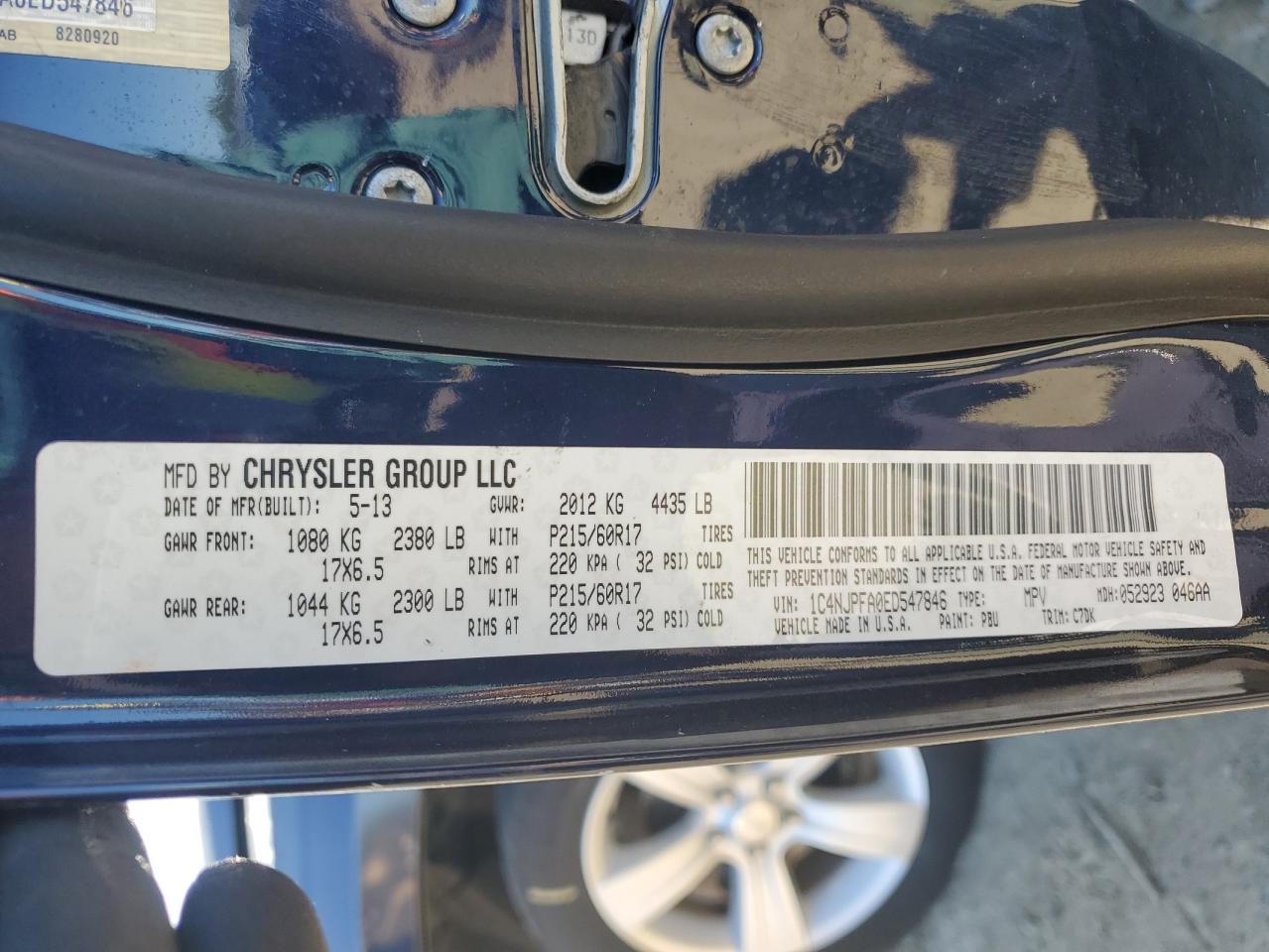 2014 Jeep Patriot Latitude VIN: 1C4NJPFA0ED547846 Lot: 82178865