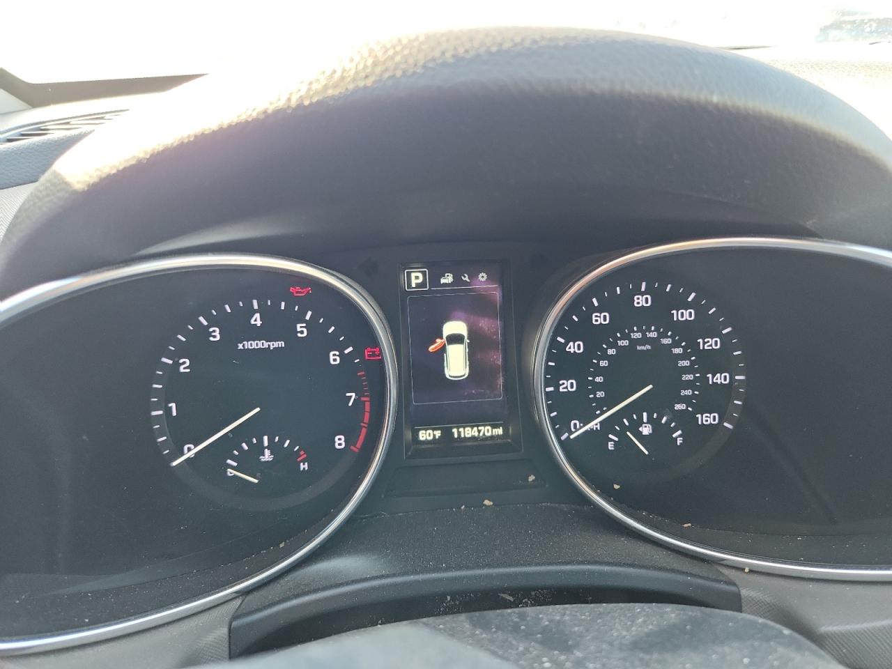 2017 Hyundai Santa Fe Se VIN: KM8SN4HF4HU174972 Lot: 81434955