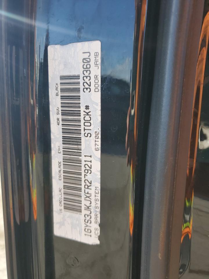 2015 Cadillac Escalade Esv Premium VIN: 1GYS3JKJXFR279211 Lot: 81923335