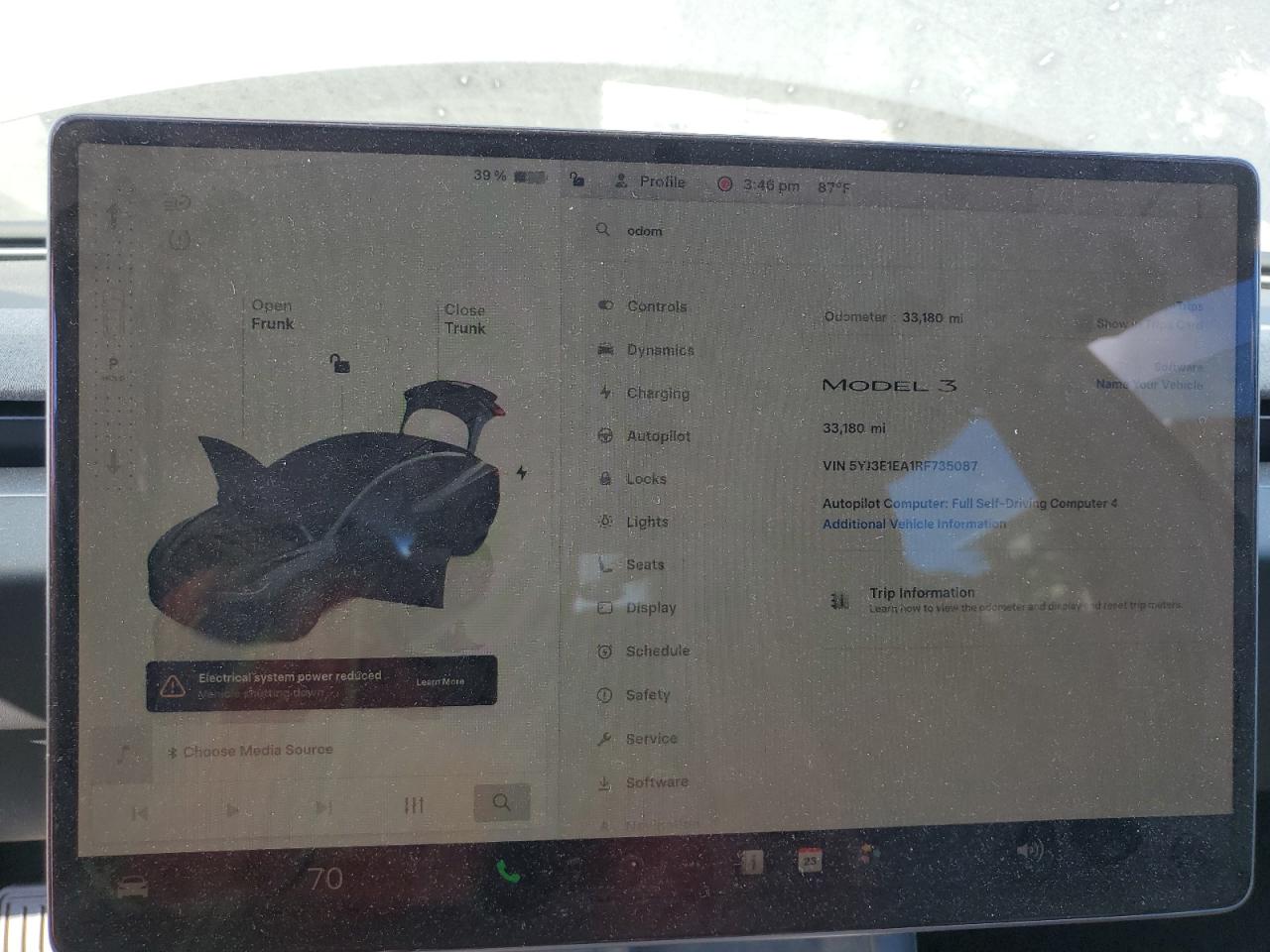 2024 Tesla Model 3 VIN: 5YJ3E1EA1RF735087 Lot: 87484135