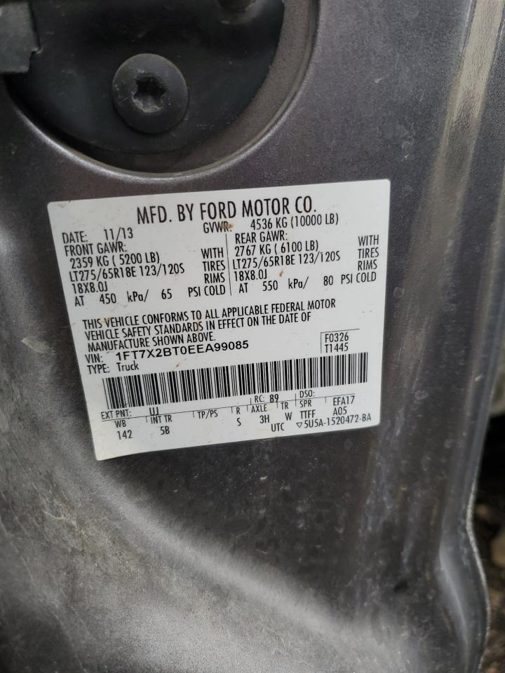 2014 Ford F250 Super Duty VIN: 1FT7X2BT0EEA99085 Lot: 82255145