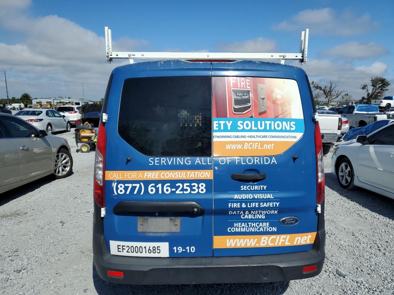 2019 Ford Transit Connect Utility / Service Van VIN: NM0LS7E26K1407065 Lot: 90216105