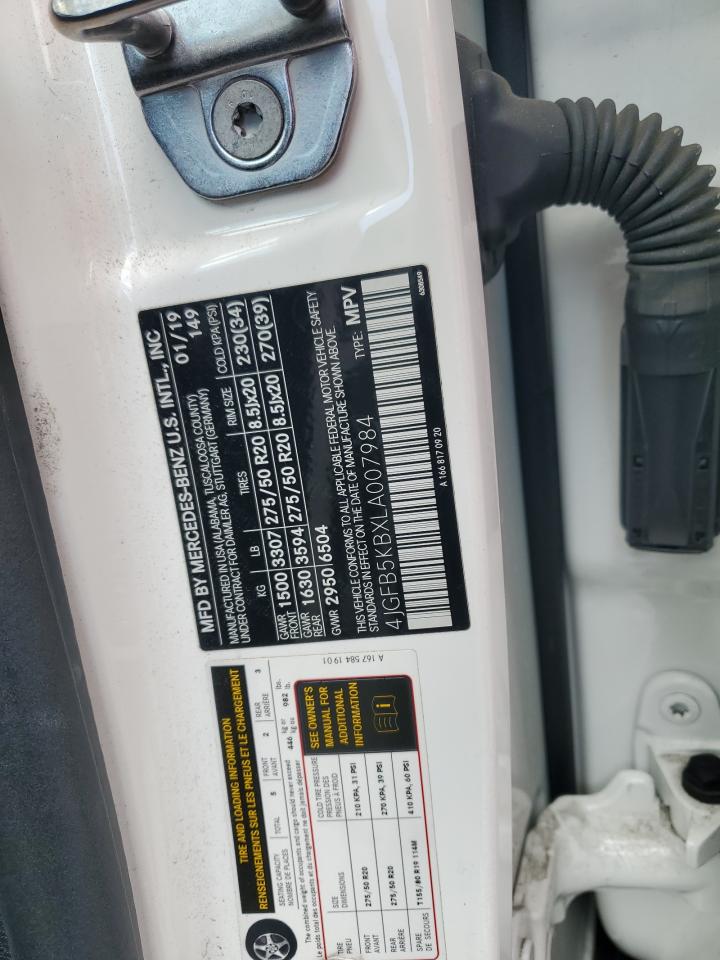 2020 Mercedes-Benz Gle 450 4Matic VIN: 4JGFB5KBXLA007984 Lot: 86502155