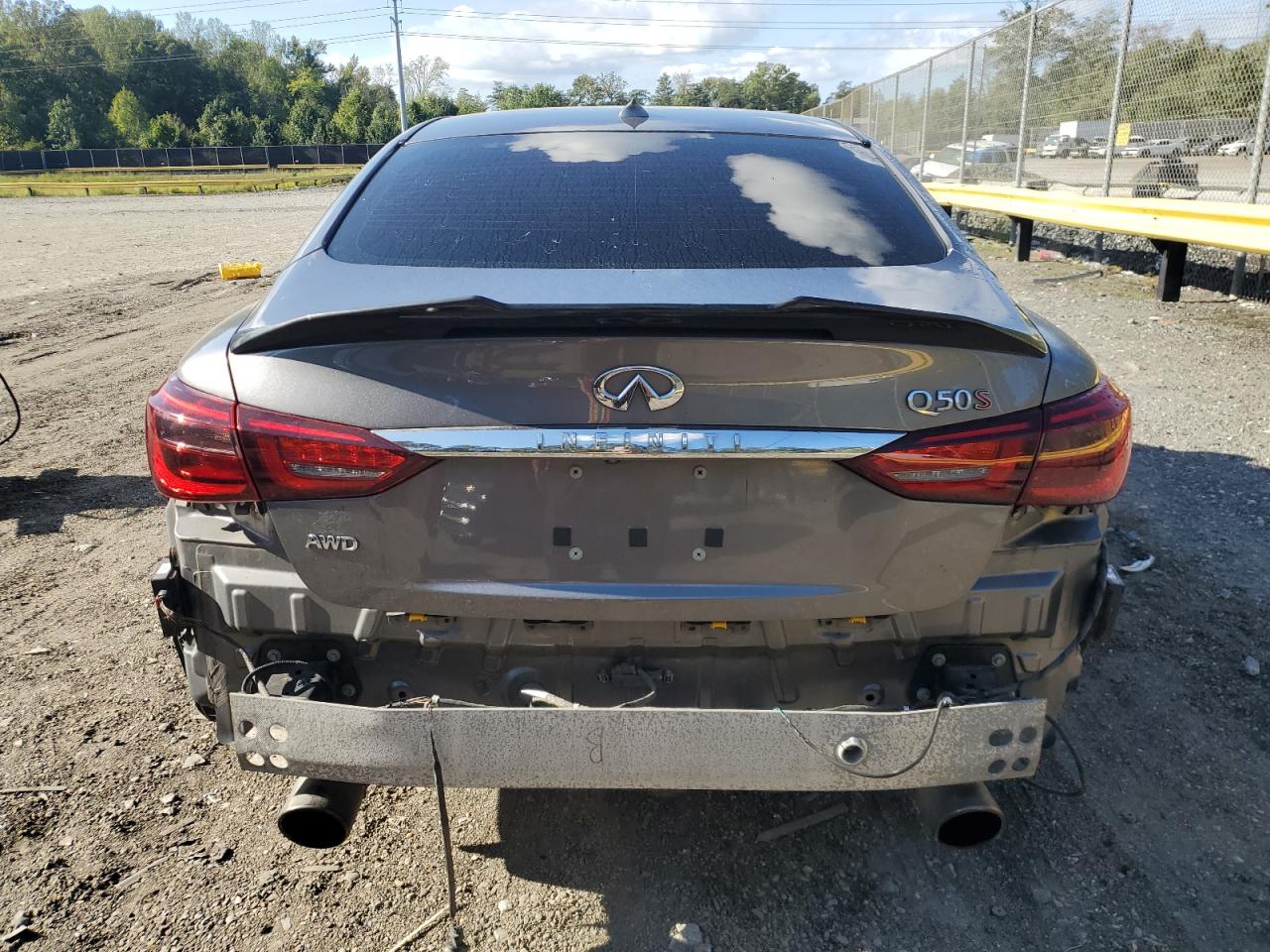 2019 Infiniti Q50 Red Sport 400 VIN: JN1FV7AR6KM801130 Lot: 84594105