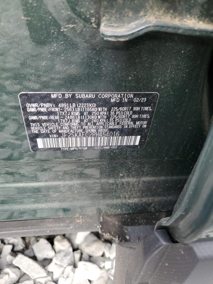 2023 Subaru Forester Premium VIN: JF2SKAEC2PH454016 Lot: 85718825