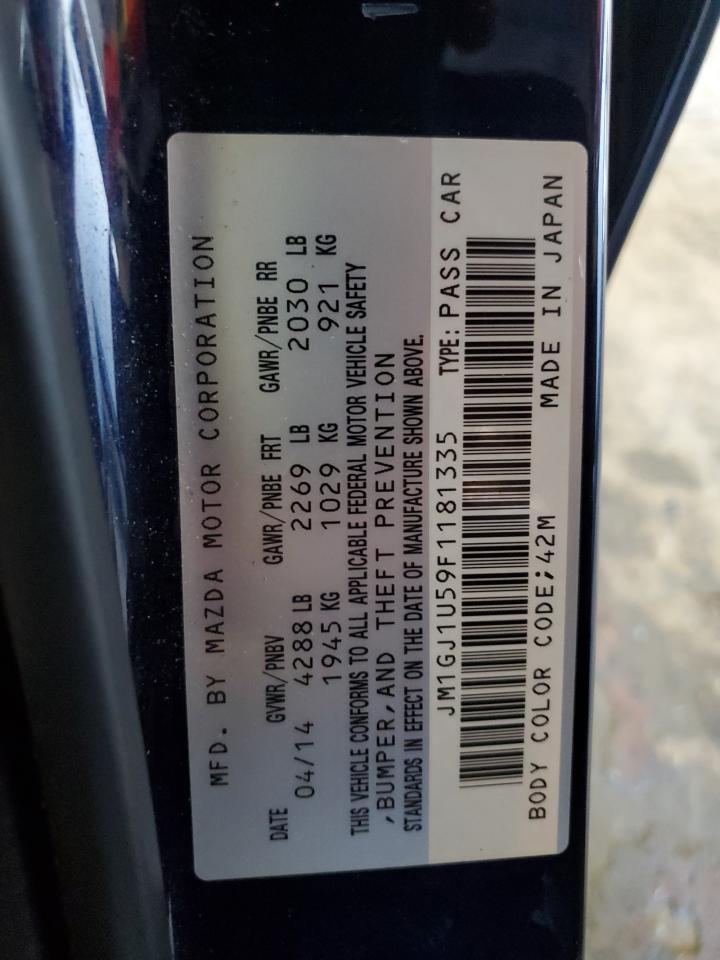 2015 Mazda 6 Sport VIN: JM1GJ1U59F1181335 Lot: 82566095