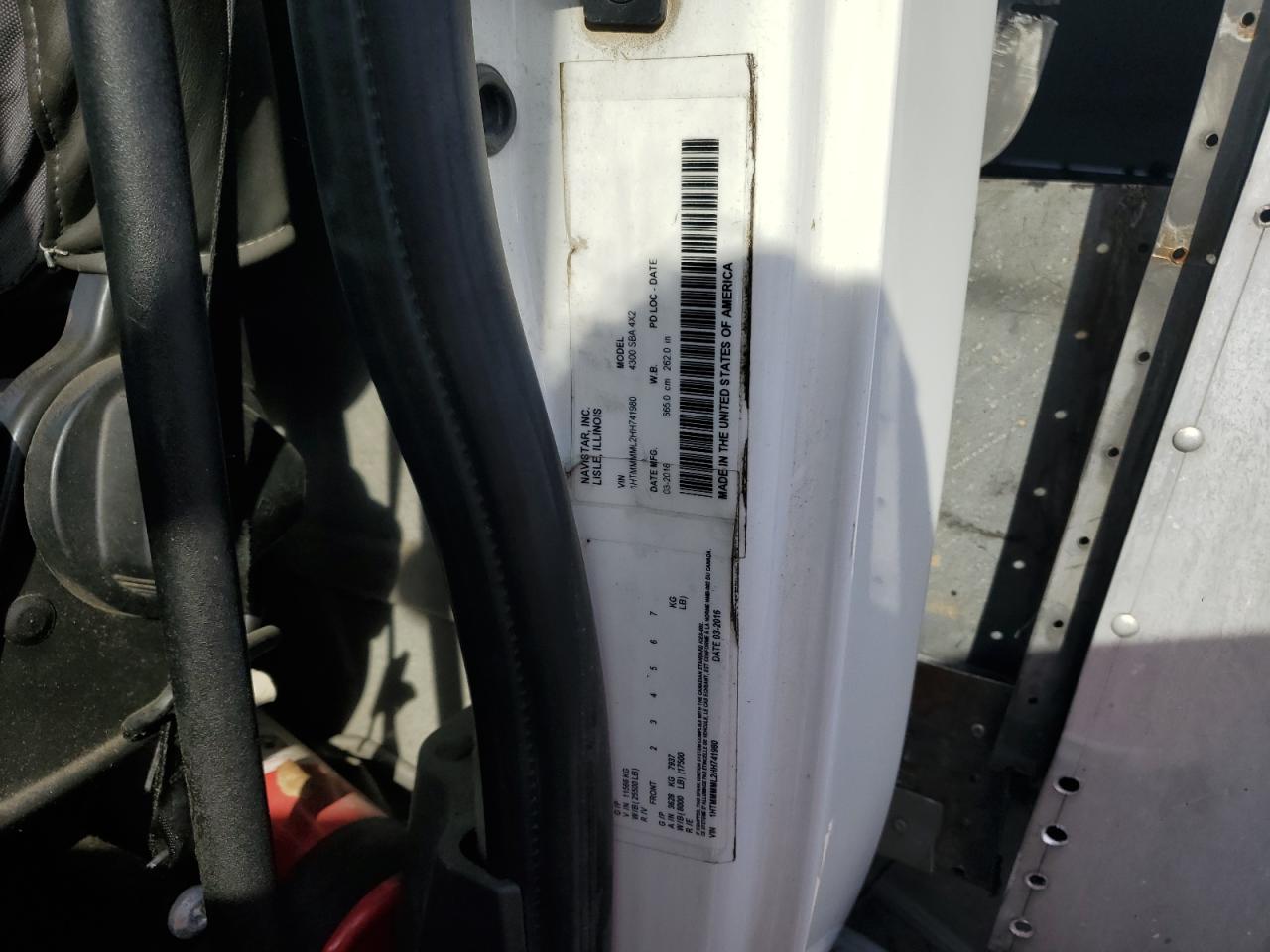 2017 International 4000 4300 VIN: 1HTMMMML2HH741980 Lot: 83778275