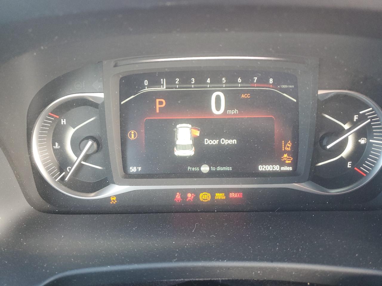 2025 Honda Passport Exl VIN: 5FNYF8H56SB001030 Lot: 81982255