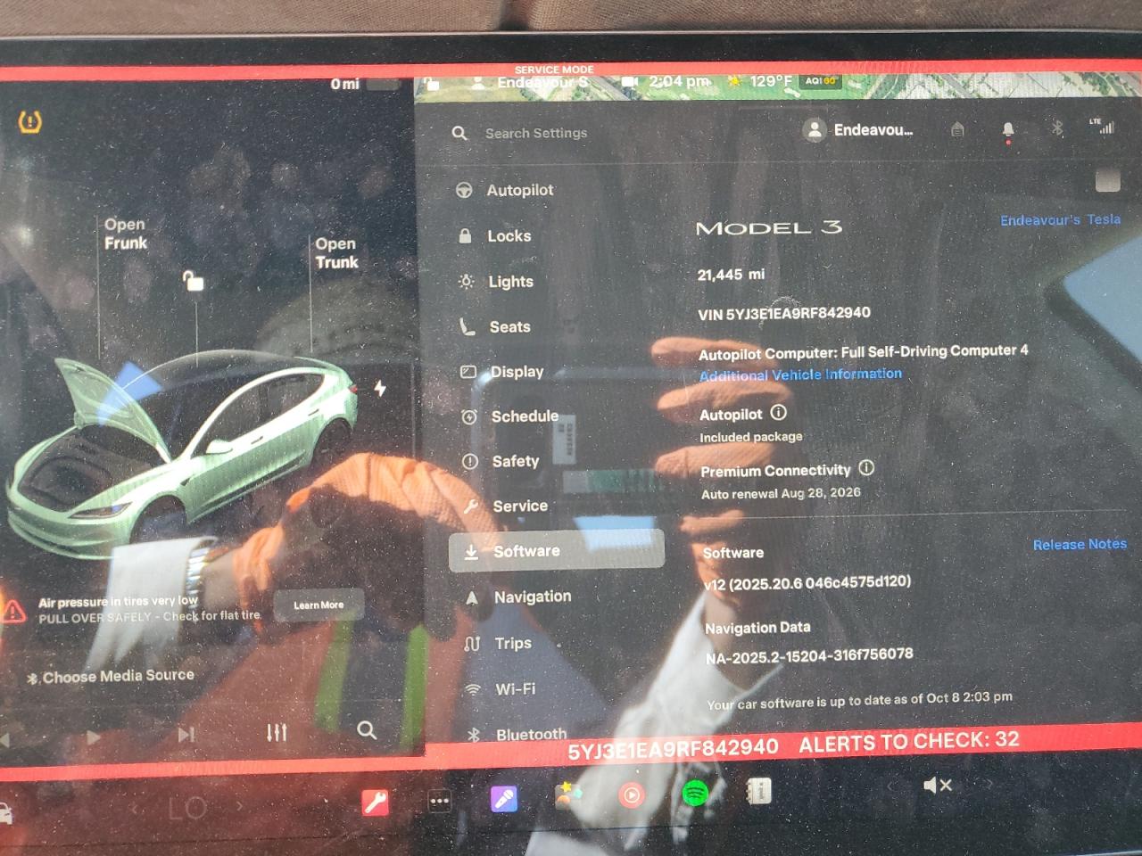 2024 Tesla Model 3 VIN: 5YJ3E1EA9RF842940 Lot: 84780175