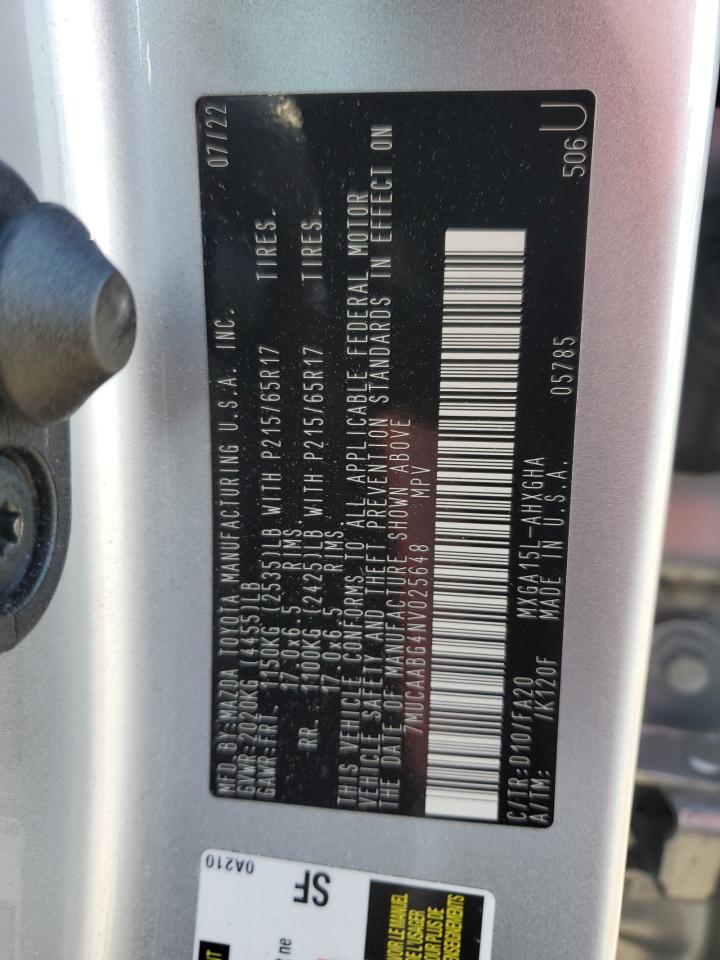 2022 Toyota Corolla Cross Le VIN: 7MUCAABG4NV025648 Lot: 84296755