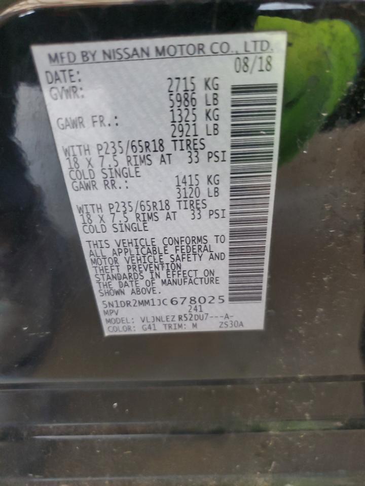 2018 Nissan Pathfinder S VIN: 5N1DR2MM1JC678025 Lot: 84379775