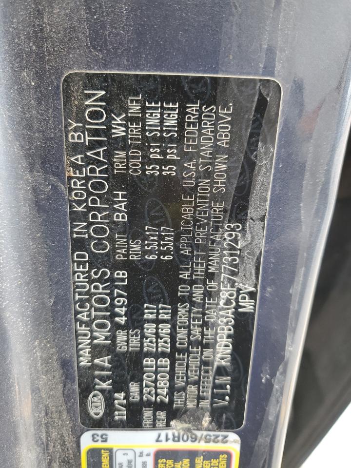 2015 Kia Sportage Lx VIN: KNDPB3AC8F7731293 Lot: 86536045