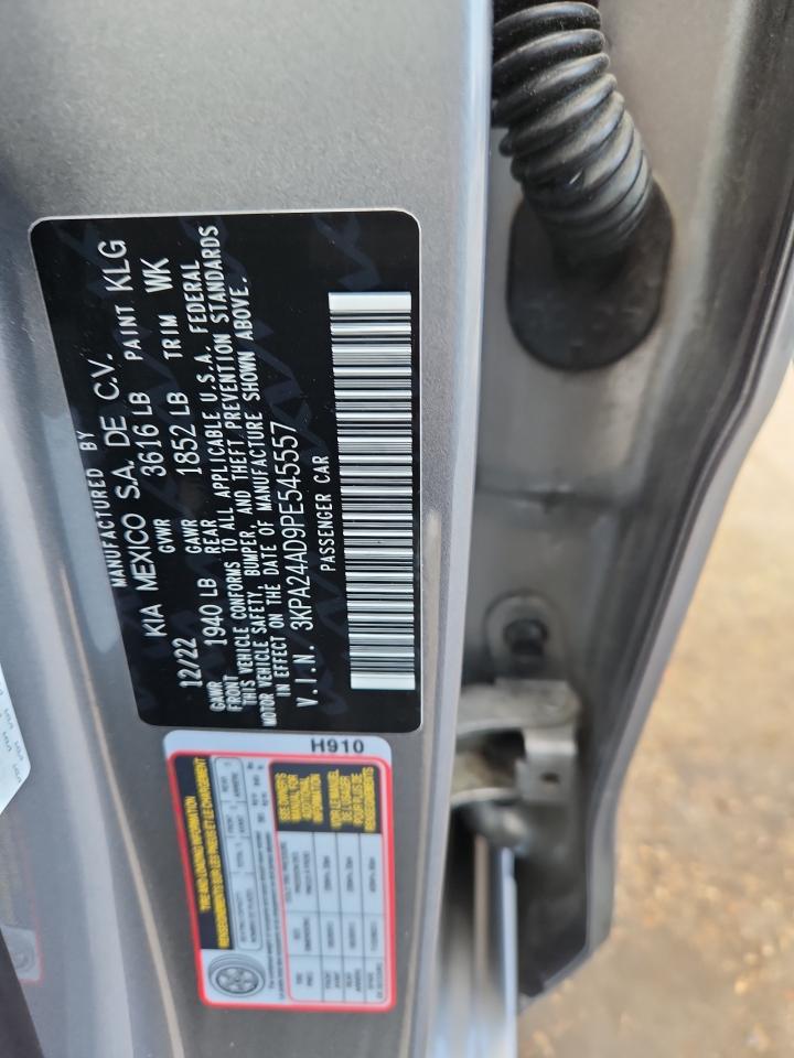 2023 Kia Rio Lx VIN: 3KPA24AD9PE545557 Lot: 84954355