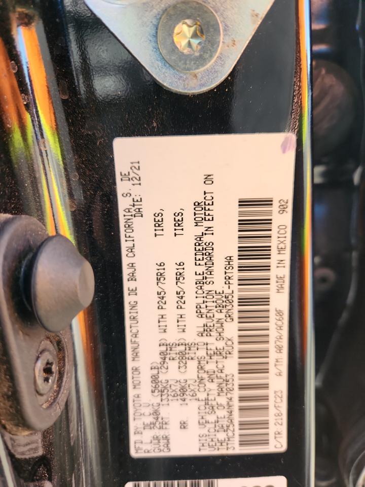 2022 Toyota Tacoma Double Cab VIN: 3TMCZ5AN4NM470353 Lot: 90304125