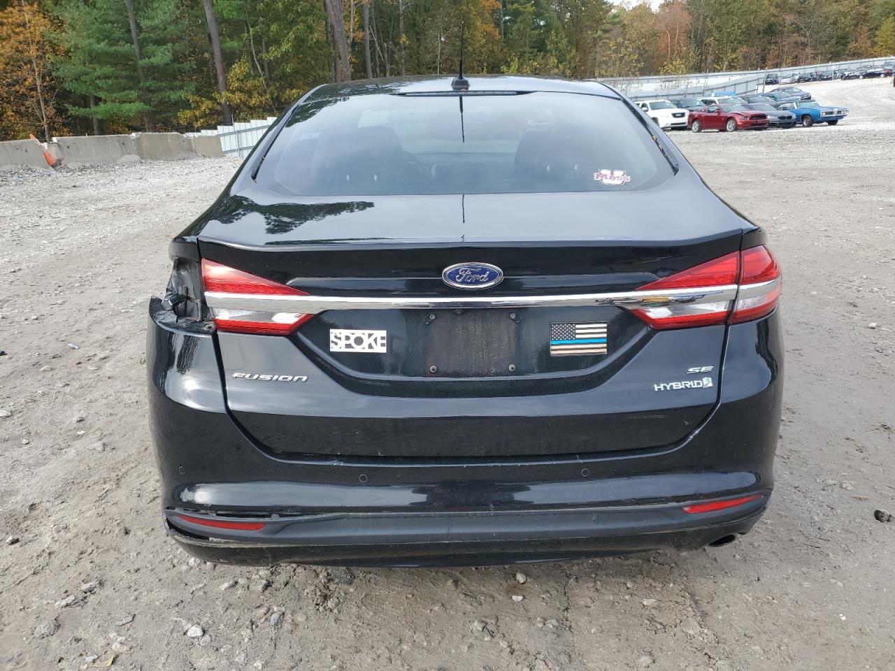 2017 Ford Fusion Se Hybrid VIN: 3FA6P0LU6HR303452 Lot: 86234375
