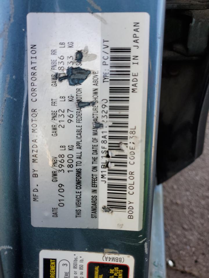 2010 Mazda 3 I VIN: JM1BL1SF8A1123290 Lot: 71921485