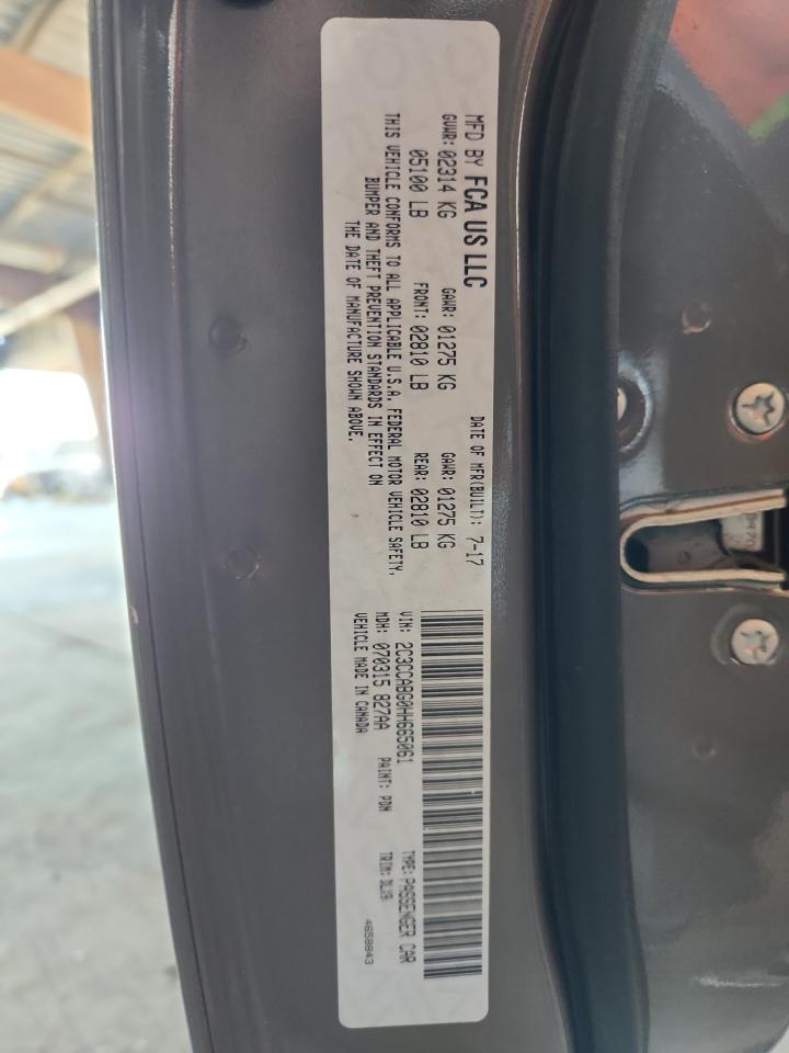 2017 Chrysler 300 S VIN: 2C3CCABG0HH665061 Lot: 87405445